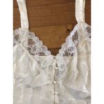 NWT 1980's Vintage, Lauren, Alexandra Bridal lingerie White camisole size large Photo 7
