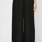 Alex Evenings NWT  Elegant Black Chiffon Pants Size Medium Petite Photo 0