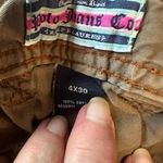 Polo Jeans Co Y2K Low Rise Baggy Cargo Pants Size 4 Grunge Boho 100% Cotton Brown Photo 8