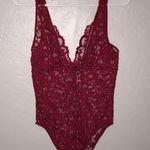 Victoria's Secret Red lace bodysuit Photo 0