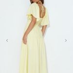 Hello Molly  Pastel Yellow Flowy Maxi Dress Photo 2