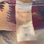 Buddy Love Tie Dye Pink Blue Flutter Sleeve V Neck Loose Fit Boho Blouse Top M Size M Photo 5