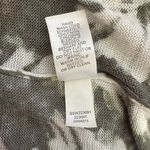 J.Jill Linen Palm Leaf Print Sweater Pullover Women's Medium Green Tropical Photo 10