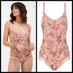 💕SPELL & THE GYPSY💕 Rosa Bodysuit Blush S NWT Pink Photo 3
