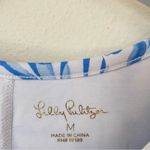 Lilly Pulitzer Inka Resort Mini Dress in Aqua White Size Medium Photo 4