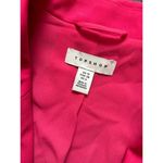 Topshop  Hot Pink Oversized Relaxed Fit Long Jacket Size 6 Small Office Barbie Photo 5