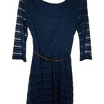 Lila Rose Lily Rose Navy‎ Dress with Belt Photo 0
