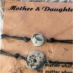 Mother Daughter Bracelet Set 🌲 Stocking Stuffer NWT Black Photo 3