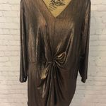 Alfani  Metallic Twist-Front Top Photo 1