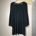 Karen Kane Flared Sleeve Swing Mini Dress (Black) - Large Photo 1