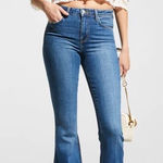 L'Agence L’AGENCE Bell High Rise Flare Jeans High Waist Slim Fit Medium Wash Size 31 Photo 0