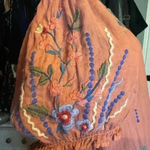 Johnny Was  Aimee Puff Sleeve Peasant Top In Pink Floral embroidered Size Small. Photo 12