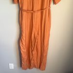 Anthropologie NEW  Corey Lynn Calter Utility linen blend Jumpsuit large Photo 7