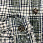 Krazy Kat  FLANNEL BUTTON UP SHIRT 100% COTTON POCKETS WOMEN SZ S GREEN PREOWNED Photo 8