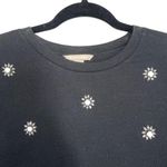 Banana Republic Sofia Bead Front Black Pullover Sweater Photo 1