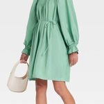 A New Day Smocked Long Sleeve Tent Dress w/ Pockets Size XL NWT Photo 0