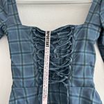 House Of CB Malika Blue Tartan Corset Mini Dress Photo 5
