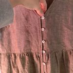 Madewell  Alexandra linen blend button front dress- M Photo 4