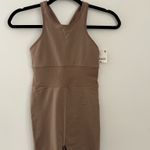 Free People NWT FP Movement  Every Single Time Runsie One Piece Brown XS/S Photo 2