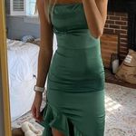 Pretty Little Thing Green Maxi Dress Photo 2