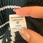 Pink Clover NWT  Green and Cream Striped Sweater Size 3X Photo 4