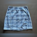 Brandy Melville  Flannel Plaid Pencil Mini Skirt Back Zipper Women’s One Size EUC Photo 1