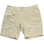 REI Khaki Cargo 9" Shorts Size 16 Outdoors Hiking Lightweight Summer Photo 0