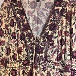 Torrid Soft, Shapely, Creamy, Floral Lace Up Blouse with raised embroidery, so pretty Photo 4