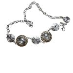 Chico's 90s Vintage  Two Toned Silver and Gold Women's Chain Belt Medium Photo 2