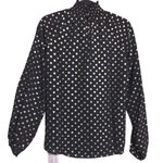 Yumi Kim Lexington Ave Top Hot Spot Black Gold Long Sleeves Polka Dot XS New Photo 0