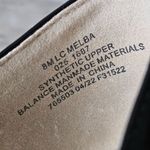 Liz Claiborne  Melba Block Heel Chunky Pumps Black Croc Embossed Gold Womens Sz 8 Photo 5