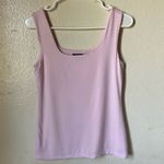 Ann Taylor Baby Pink Square Neck Tank Top Photo 1