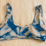 SheIn Blue and White Tie-Dye Bikini Photo 2