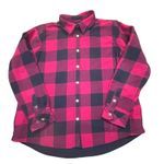 Orvis  Red And Black Plaid Fleece Lined Shacket Outerwear Workwear XL Women Snap Photo 0