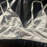 SKIMS Cotton Logo Mini Triangle Bralette - grey 2XL Photo 2