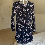 ALC Frank A.L.C. Simona Falling Iris‎ Printed Dress 100% silk Photo 2