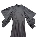 ARIAS New York Halter Neck Cold Shoulder Dress in Black, Size US 4 Black Photo 4