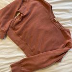 Cozie Pink Cropped Sweatshirt Photo 1