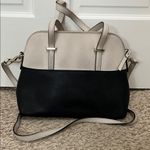 Kate Spade Cement Gray & Black Color Block Maise Bag Photo 4
