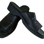 Rockport Black Leather The Walking Sandal Slides Womens 7W Size 7 Photo 1