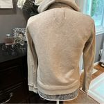 J.Crew Vintage Sherpa Lined Zip Hoodie Sweatshirt Beige Size Small Photo 9