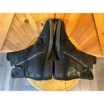 OTBT  Yokel Womens Sz 10M Shoes Black Leather Comfort Zip Up Ankle Career Boots Photo 4