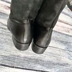Vintage Markon “Suela” Black Leather Embossed Women's Mid Calf Boots Size 9 Photo 4
