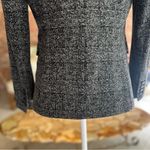 White House | Black Market WHBM Studio Trophy Plaid Black Grey Tweed Knit Double Breasted Blazer 4 Photo 10