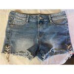 Route 66  Denim Shorts 16(juniors) w/criss cross ties at sides Photo 2