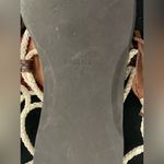 Matisse Brontë Red and Brown Tie Up Tassel Leather Sandals SZ 9 Photo 4