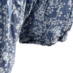 Artisan NY  Blue Button Front Lightweight Blouse New Large Photo 2