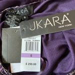 JKara Beaded Chiffon Long Sleeve A Photo 8