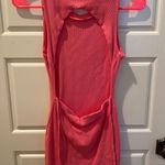 Vestique Pink  Backless Mini Dress Photo 1