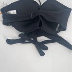 Carmen Marc Valvo  Bikini Top Small Swim Beach Black Wrap Twist Beach Resort NWT Photo 8